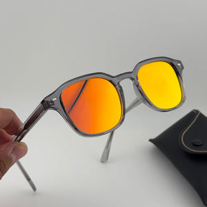 LMA 3507 <strong>Custom</strong> <strong>Lenses</strong> Trending High Quality Designer Retro Shades Mirror Orange UV400 Anti-Reflective <strong>Lens</strong> Unisex Sunglasses - Product Image 4