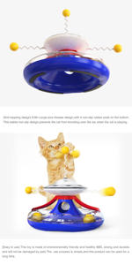 De Populaire Huisdierbenodigdheden Van De Fabrikant Voor Het Verkopen Van <span class=keywords><strong>Plastic</strong></span> Roterende Kattenvoer Voor Katten - Product Image 5