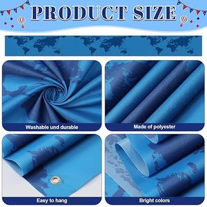 Bandiera della mappa <span class=keywords><strong>del</strong></span> <span class=keywords><strong>mondo</strong></span> pavese di paese con decorazione a un lato o doppio lato con bandiera di stringa - Product Image 3