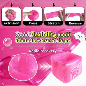 Cube sensoriel anti-stress à montée lente en maltose, jouet sensoriel non collant pour enfants et adultes - Product Image 5