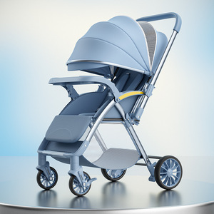 Cochecito de bebé bidireccional - ligero, con una vista impresionante. Adecuado para sentarse o acostarse. Cochecito de empuje manual para niños - Product Image 3