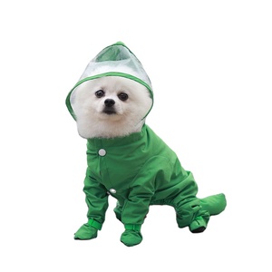 2022 인기있는 품질 방수 새로운 도매 럭셔리 개 옷 비옷 작은 개 - Product Image 1