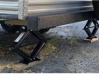 Kit de cric de voiture Ambull, nouveau design, cric à ciseaux, capacité maximale de 2 tonnes, kit d'outils de cric pour pneus, pour une utilisation d'urgence uniquement