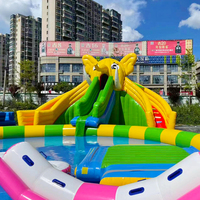 Nouvelle Grande Piscine Gonflable pour Parc Aquatique avec Structure de Défi Aquatique, Fabricant de Jouets Aquatiques