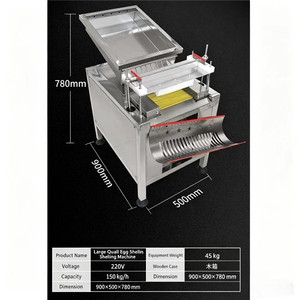 Stainless Steel Automatic Desheller <b>Machine</b> For <b>Boiled</b> Quail <b>Egg</b> Industrial Quail <b>Egg</b> Shell Removing Equipment - Product Image 4