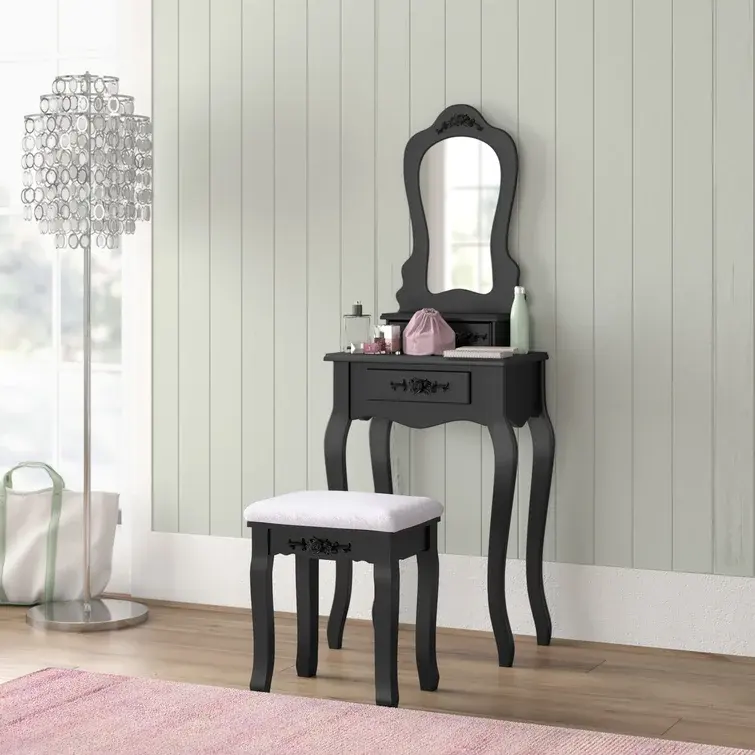 classic makeup vanity all with frames made from solid and engineered wood compact vanity