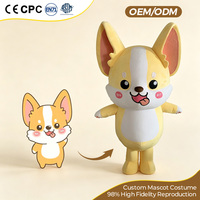 Costumes de mascotte sur mesure pour adultes, costumes de mascotte d'animaux professionnels, costumes de chien pour la publicité d'entreprise