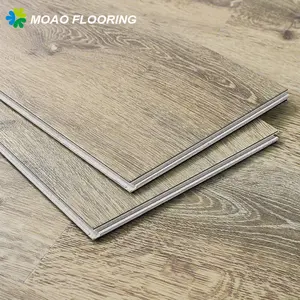 Hochwertiges Dekorationsmaterial PVC Vinyl Kunststoff-Floorfliesen 4 mm 6 mm SPC-Bodenbelag Klicken für Industriegebäude