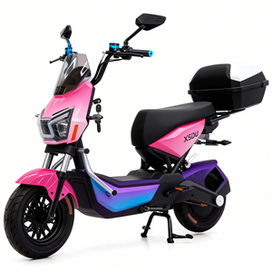 Motocicleta Deportiva Ligera con Motor sin Escobillas, Batería de Litio de 48v, 1500w, Alcance de 50km, Frenos de Disco Hidráulicos, Modelo NS-026 - Product Image 2