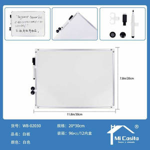 Tableau blanc interactif portable 20x30cm en plastique avec accessoires-vente en gros 96 unités par boîte - Product Image 1