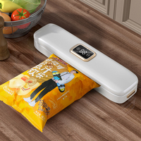 Scellant de conservation des aliments sous vide avec affichage à cristaux liquides Machine de scellage automatique pour le stockage des aliments