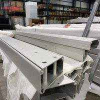 Tente d'entrepôt industrielle à portée libre haute résistance 15-50M de large en alliage d'aluminium 6061-T6, abri de stockage triple couche CE TUV