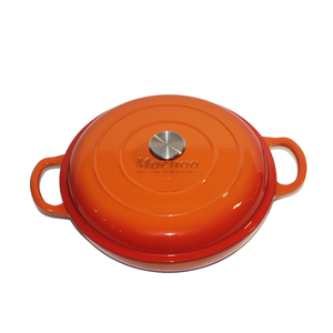 Casserole émaillée en fonte avec couvercle pour la maison - Product Image 1