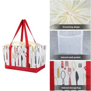 Promoción DE FÁBRICA DE Vietnam, bolsa de compras plegable Oxford impermeable de gran capacidad, Impresión de logotipo personalizado, letras de preservación del calor - Product Image 3