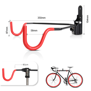 Porte-<span class=keywords><strong>vélo</strong></span> mural en acier <span class=keywords><strong>Crochet</strong></span> de rangement pliable <span class=keywords><strong>pour</strong></span> vélos de route <span class=keywords><strong>pour</strong></span> la maison ou le lieu de travail - Product Image 4