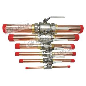 Driedelige medische gasbalventielen voor de gezondheidszorg en zuurstofdiensten, medische gasventielen 600 WOG zuurstofreinigd voor medische gasaansluitingen - Product Image 3