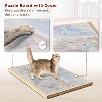 Puzzle inclinable 1000 pièces 4 tiroirs réglable Puzzle Table Portable planches de rangement adultes boîte en bois artisanat en bois