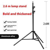 Harga Pabrik Stand HP 2.6m Dengan Penyangga Ponsel, Stand Lampu Adjustable, Stand Ring Light Kamera DSLR/SLR, Tripod