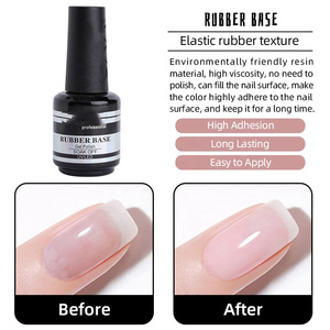 Venta caliente hipoalergénico NO-wipe Top Coat Gel Natural transparente duro mate UV esmalte de uñas con <span class=keywords><strong>Base</strong></span> de goma orgánica - Product Image 4