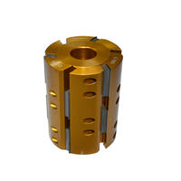 Alat Pertukangan Kayu Harga Pabrik, Pisau Spiral Tipe Spindle Moulder Kuat, Kepala Pemotong Helical Planer