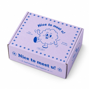 Scatola in Cartone Ondulato Personalizzata Certificata F S <span class=keywords><strong>C</strong></span>, Scatola di Spedizione per E-commerce con Personaggi Carini per Piccoli Regali - Product Image 3