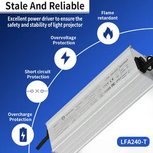 50W 150W 420W 500W 800W Fuente de alimentación impermeable IP67 36V 48V Fuente de alimentación Atenuación PWM 0-10V Fuente de alimentación LED