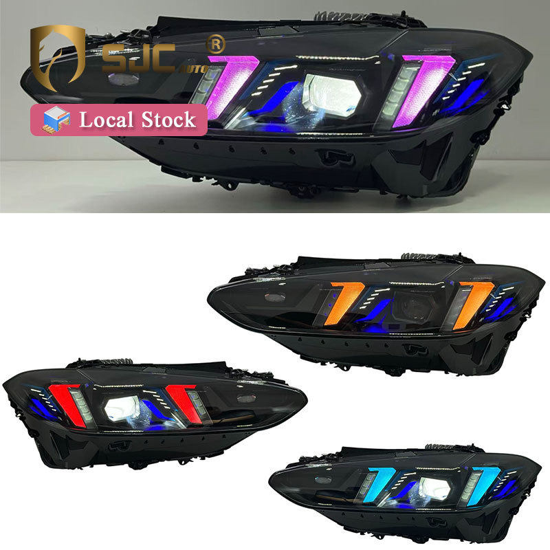 Sjc Rgb LED Headlight Assembly For BMW 4 Series G22 / G26 / G80 / G82 2021-2025 Rgb Multi-Color DRL