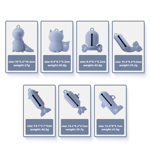 Dispensador y Porta Bolsas de <span class=keywords><strong>Caca</strong></span> para Perros de Silicona Ecológica con Forma de <span class=keywords><strong>Dinosaurio</strong></span>, con Color Personalizable para Perros Pequeños/Medianos - Product Image 5