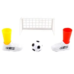 Mini mesa de futbolín juguetes mesa de dedo juego de fútbol conjunto divertido fiesta familiar dedo Mesa juego de fútbol