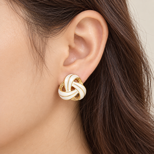 Orecchini a Nastro per Donne, Design a Fiocco Fluido, Accessori per Orecchie da Indossare Quotidianamente - Product Image 3