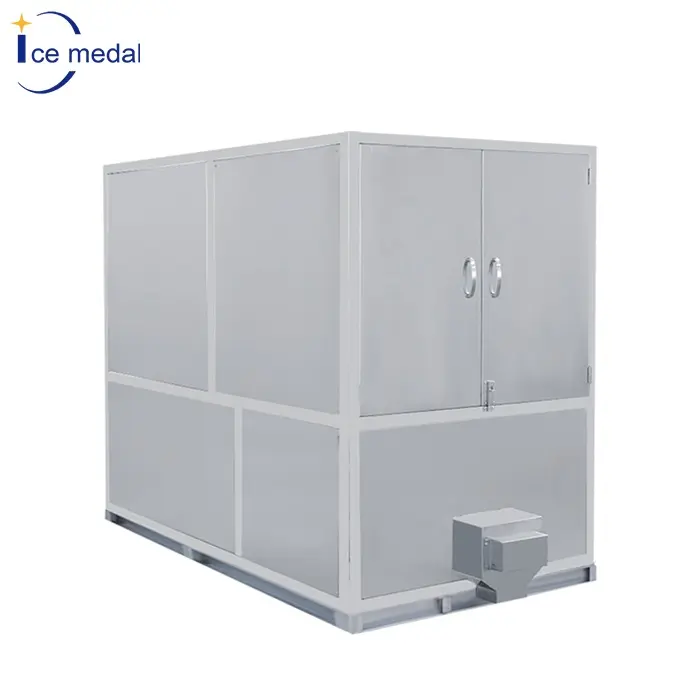 ICEMEDAL IMC1 macchina per il ghiaccio da 1 tonnellata commerciale in acciaio inox utilizzato cubetto quadrato produttore di ghiaccio per piante per uso alimentare
