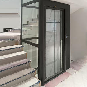 Plateforme d'ascenseur domestique personnalisée, échelle, petit ascenseur pour villa, intérieur et extérieur, ascenseur hydraulique à traction - Product Image 3