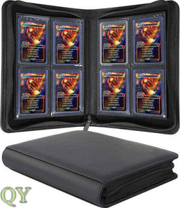 YY Carpeta Personalizada De 4 Bolsillos Para Toploader Con Cremallera Álbum De Cartas Tamaño 3x4 Para Colección - Product Image 2