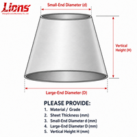 Máquina Profesional para Laminar Conos de Chapa Metálica, Máquina Hidráulica de Tipo Disco para Conformado Cónico en Fabricación de Metales