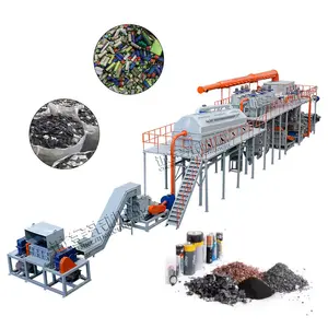 Equipamento de separação e esmagamento de baterias de lítio, resíduos de máquinas de reciclagem de baterias de lítio, materiais de ânodo e cátodo reciclados