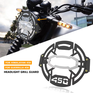 Pour Himalayan450 Guerrilla 450 : Nouvelle coque de protection de phare de <span class=keywords><strong>moto</strong></span>, écran de protection modifié, coque en filet, étanche - Product Image 2