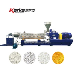 Hemat energi Pp Pe Abs Pvc PLC sekrup ganda plastik granulator ganda sekrup ekstruder Compound extruder - Product Image 2