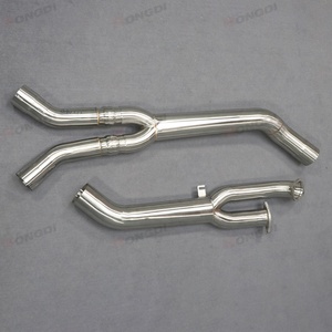 คุณภาพระดับ OEM จากโรงงานผู้ผลิตโดยตรง ท่อไอเสียกลางเดี่ยวสำหรับ BMW M2 G87 S58 3.0T สแตนเลส 304 ดีไซน์ประสิทธิภาพสูง - Product Image 5