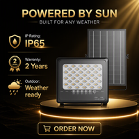 Reflector Solar LED con Control Remoto, Sensor de Movimiento, Regulable, 50W OUTLUX T001 IP65 con Certificado CB