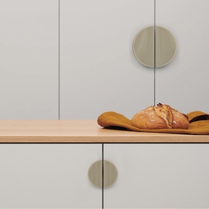 Poignée de porte de placard en alliage de zinc de style minimaliste, motif circulaire multicolore, semi-circulaire, pour cuisine, chambre à coucher, commode, armoire - Product Image 5