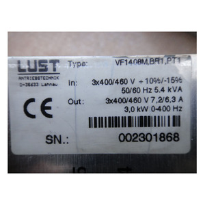 Unidad LUST VF1408M.BR1.PT1 - Product Image 2
