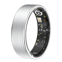 Bague intelligente d'analyse corporelle par IA avec alerte de notification, vibration, comptage des pas et suivi de l'oxygène sanguin – Moniteur de santé