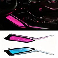 Kit de Luces Interiores para Automóvil BMW Serie 3 I3 M3 M4 G20 G22 G80 G82 LED 64 Colores, Lámpara de Sillín, Iluminación Ambiental