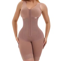 Promotion : Body gainant amincissant pour femme avec fermeture avant, contrôle du ventre, en dentelle, entrejambe ouvert avec fermeture éclair