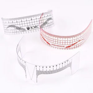 เครื่องมือทำแผนที่คิ้วแบบถาวรไม้บรรทัดพีวีซีแบบนิ่มแบบใช้แล้วทิ้งพร้อมไมโครเบลดเขียนคิ้ว - Product Image 1