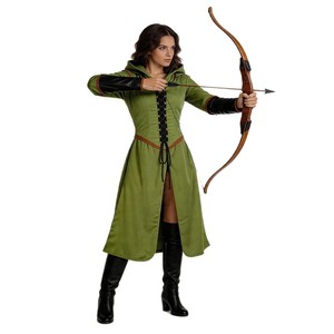 Tauriel Cosplay <b>Costume</b> Women Green Hooded Dress <b>Adult</b> <b>Princess</b> Role Play Outfit Full Set - Product Image 5