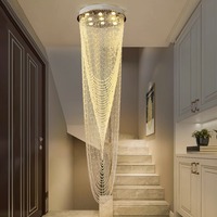 Lustres de luxe sur mesure pour la décoration intérieure, luminaires pour hall d'hôtel, escalier, salle de banquet, lustre de plafond