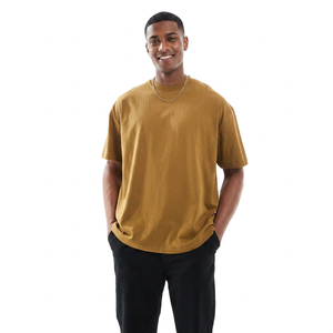 Camiseta Urbana de Moda para Hombre, con Logotipo Frontal, Algodón Orgánico, Corte Regular, Transpirable, Anti-Pilling, Venta al Por Mayor - Product Image 1