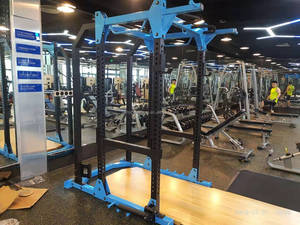 Equipo de Gimnasio para Entrenamiento de Fuerza, Máquina Smith y Rack de Sentadillas, Material Metálico, Rack de Sentadillas Multifuncional - Product Image 4
