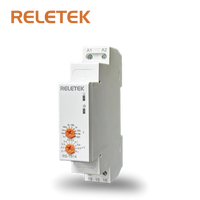 RELETEK Mini Module de temporisation relais blanc 50/60HZ AC/DC12-240V temporisation réglable haute puissance 20A pour industriel domestique